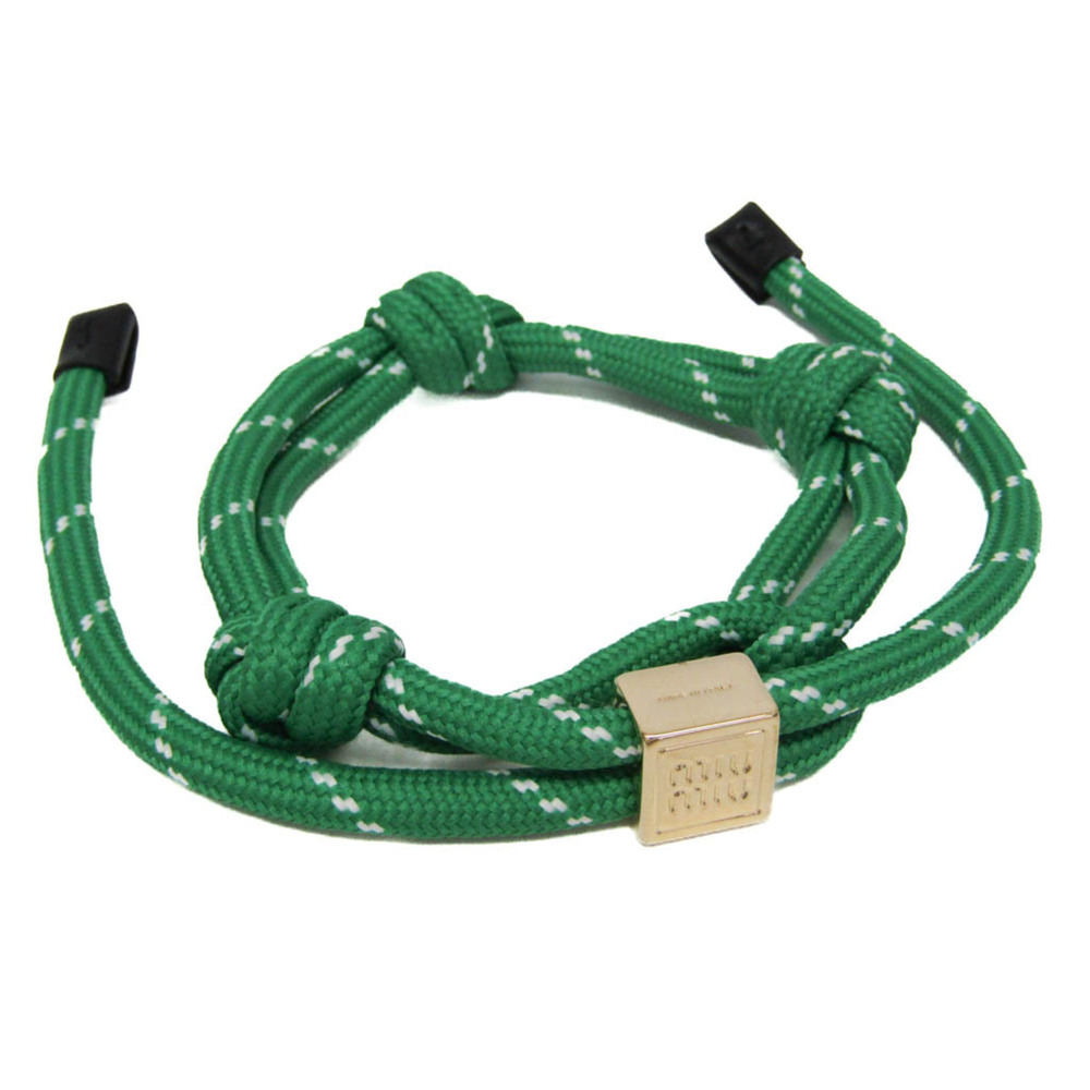 MIU MIU Green Charm Bracelet